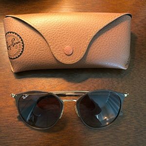 Ray-Ban Brown/Gold Sunglasses (Style RB3546)